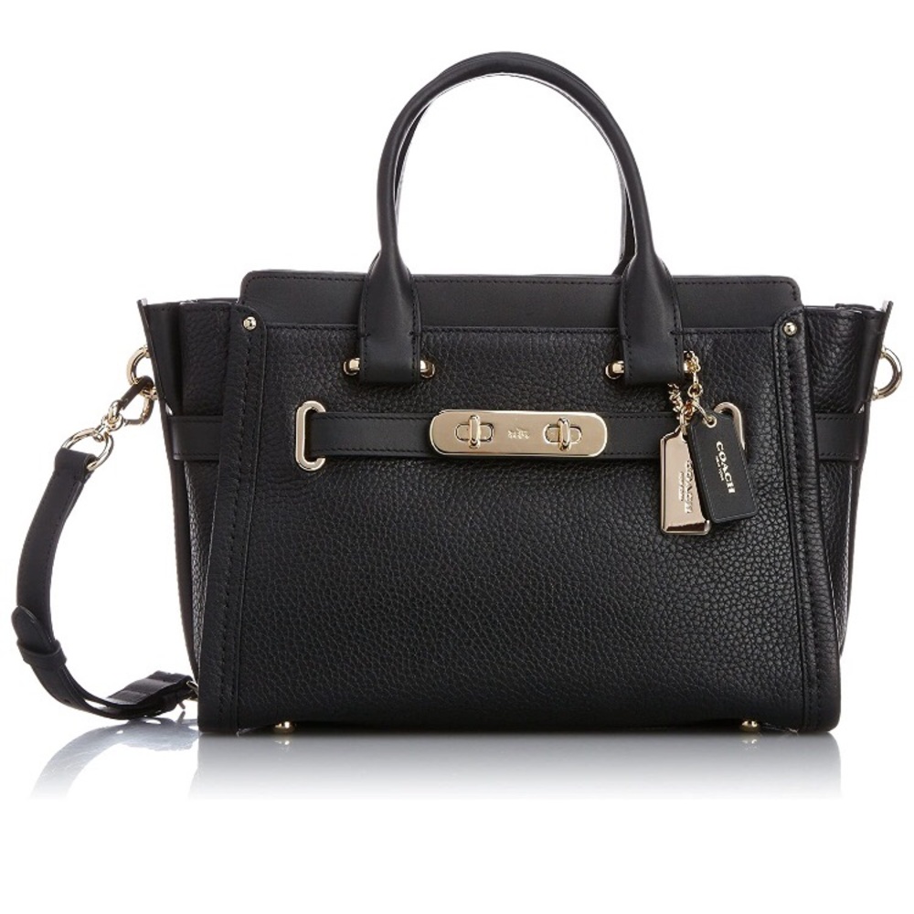 COACH Pebbled Tote Bag